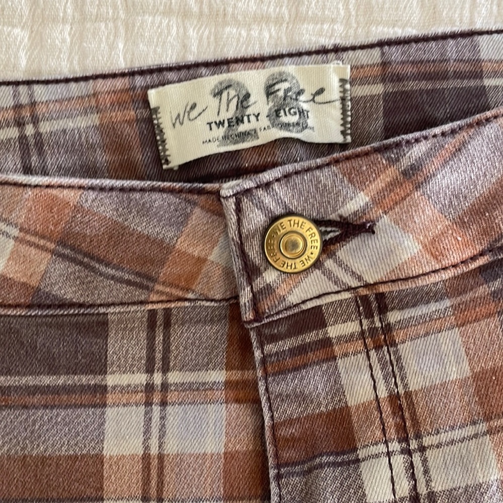 Platt pattern wide bell bottoms pants